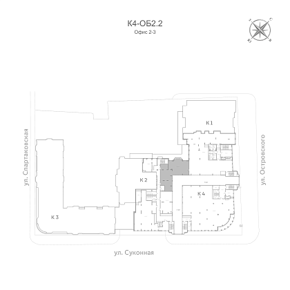 На этаже k4-OB2.2(2-3)