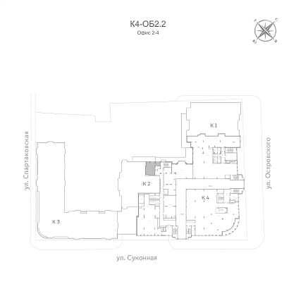 На этаже k4-OB2.2(2-4)