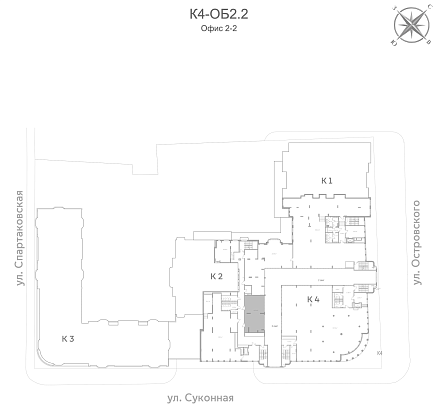 На этаже k4-OB2.2(2-2)