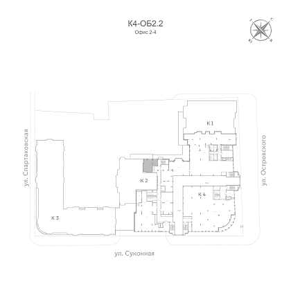 На этаже k4-OB2.2(2-4)